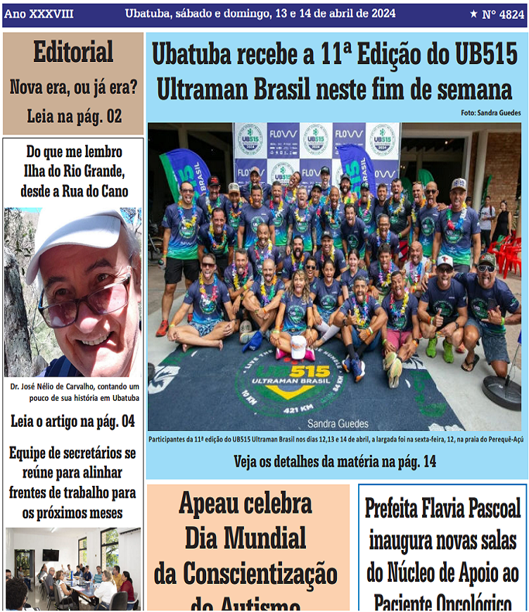 Ubatuba recebe UBR15 Ultraman Brasil 